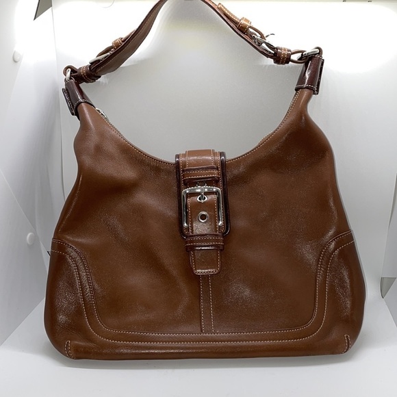 Coach Handbags - Coach Women's Leather Tote Bag - Shoulder Bags | Color: Brown